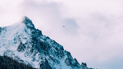 白昼雪山